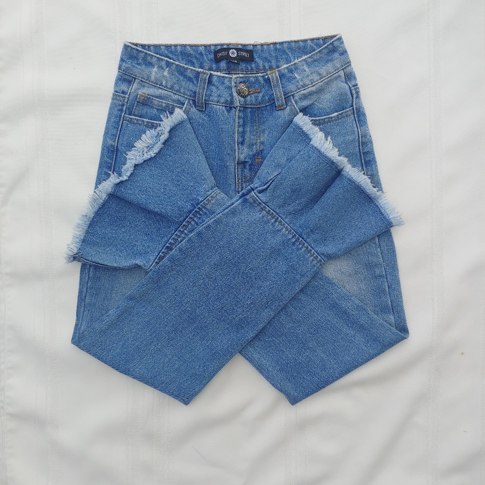 XS High Waisted Flared Jeans